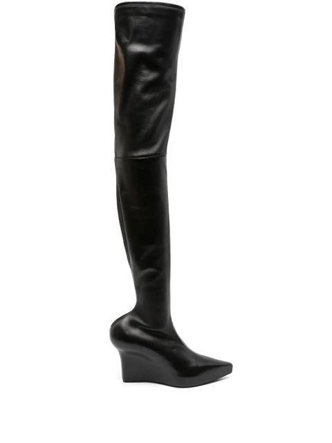 Givenchy 80mm leather boots - Black - zdjęcie produktu nr 1