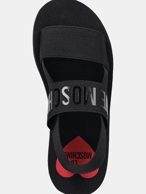 Love Moschino sandały damskie kolor czarny JA16033G0MJN7000 - zdjęcie produktu nr 2
