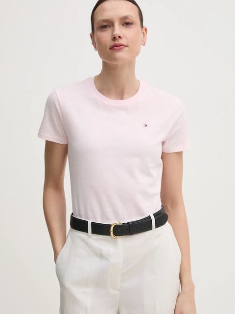 Tommy Hilfiger t-shirt bawełniany - zdjęcie produktu nr 2