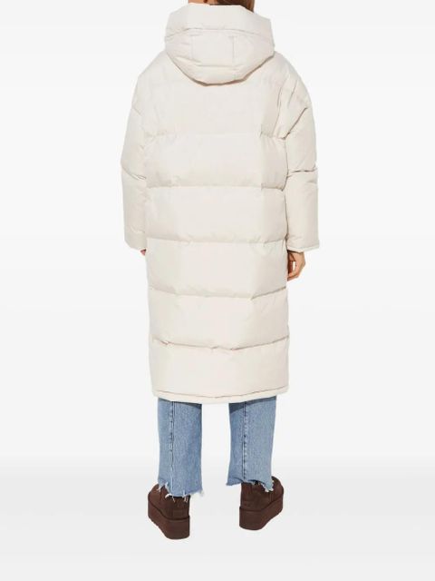Yves Salomon hooded padded coat - Neutrals