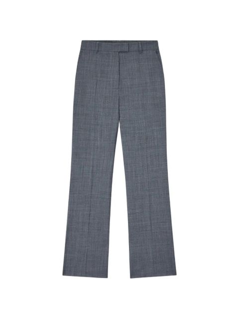 GANNI mélange-effect tailored trousers - Grey - zdjęcie produktu nr 1