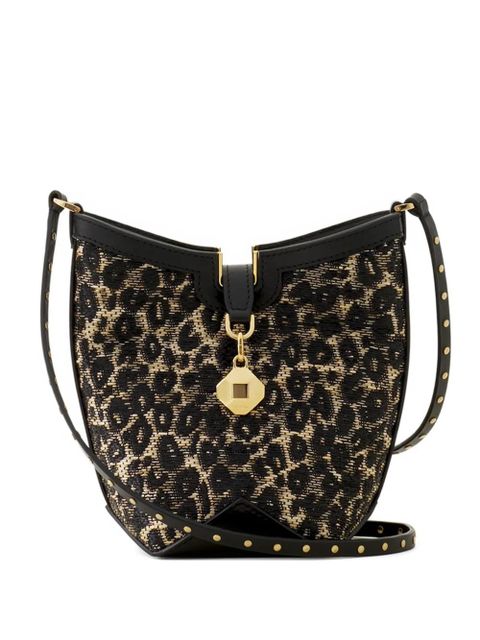 Lanvin leopard studded bucket bag - Black - zdjęcie produktu nr 1