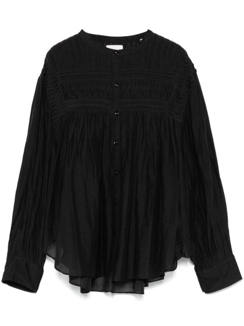 MARANT ÉTOILE Plalia blouse - Black - zdjęcie produktu nr 1