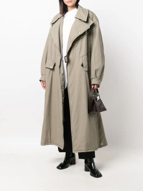 Maison Margiela deconstructed trench coat - Green - zdjęcie produktu nr 2