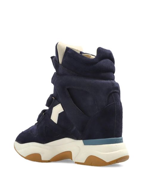 ISABEL MARANT Balskee touch-strap sneakers - Blue