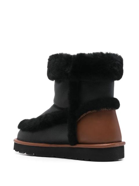 Chloé Dolcie shearling-leather boots - Black