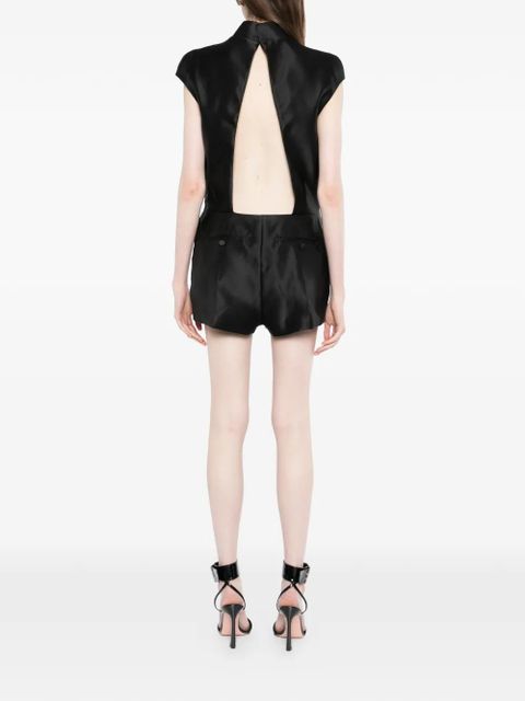 TOM FORD high-neck playsuit - Black - zdjęcie produktu nr 2