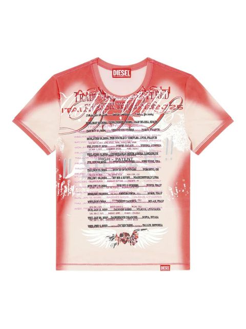 Diesel Remaster Capsule T-Kalyc-1 T-shirt - Pink - zdjęcie produktu nr 1