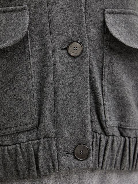 Marella kurtka z dodatkiem wełny Emme by Marella kolor szary przejściowa 2525906081200