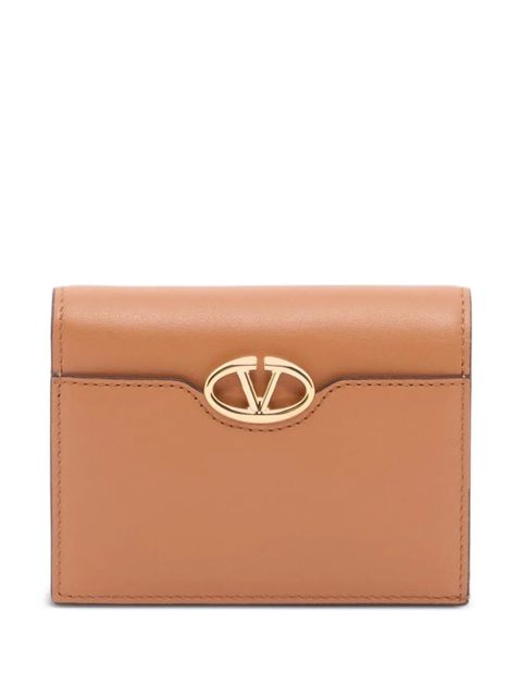 Valentino Garavani VLogo the Bold edition small calfskin wallet - Neutrals - zdjęcie produktu nr 1