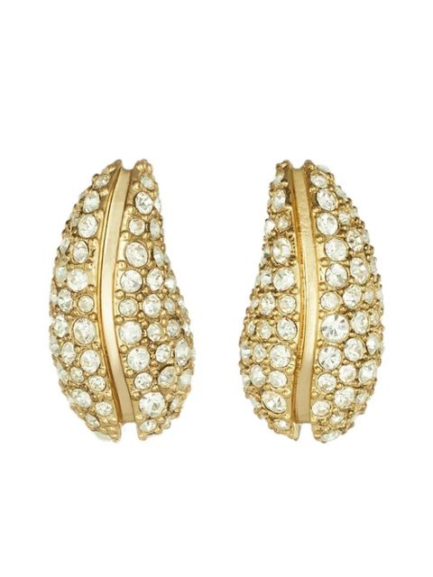 Tory Burch wave pavé earrings - Gold - zdjęcie produktu nr 2