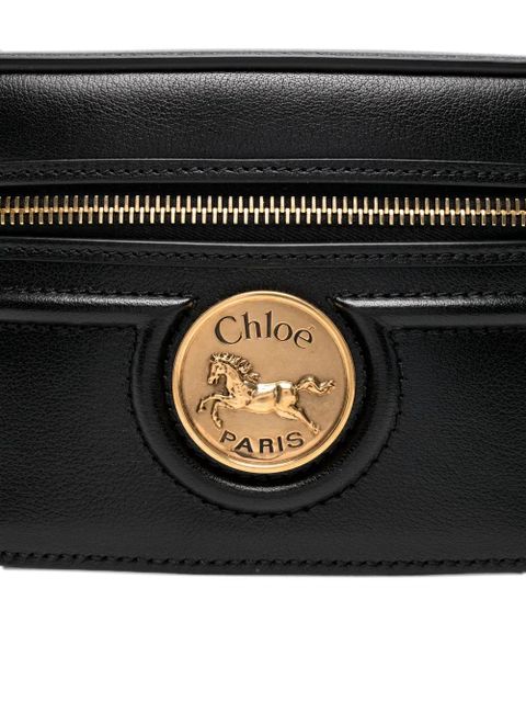 Chloé Horse Medal leather shoulder bag - Black