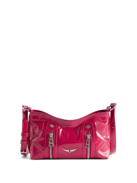 Zadig&Voltaire Sunny Mood zipped patent satchel bag - Pink - zdjęcie produktu nr 1