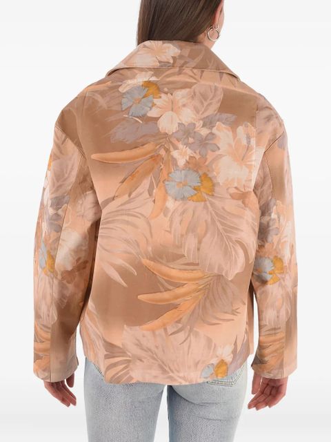 Maison Margiela floral-print blazer - Pink