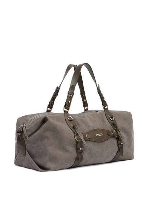 ISABEL MARANT Tilpa leather-harness tote bag - Grey