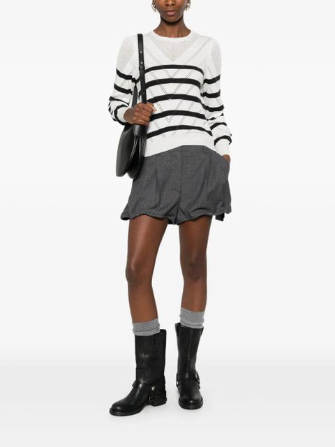 TWINSET striped sweater - White - zdjęcie produktu nr 2