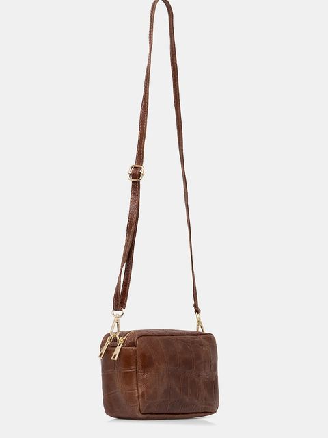 Answear.LAB torebka skórzana kolor brązowy - zdjęcie produktu nr 2