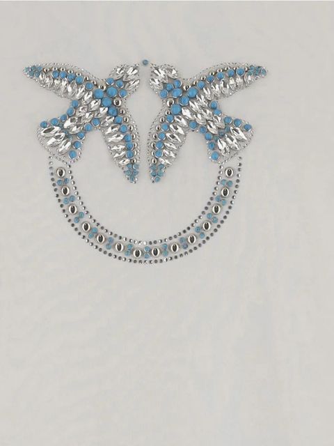 PINKO stud-embellished sweatshirt - White