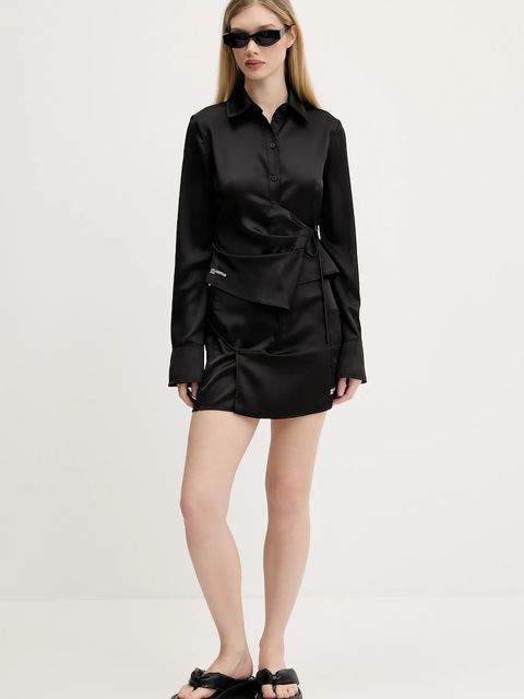 Karl Lagerfeld Jeans spódnica kolor czarny mini prosta A3W12005 - zdjęcie produktu nr 2