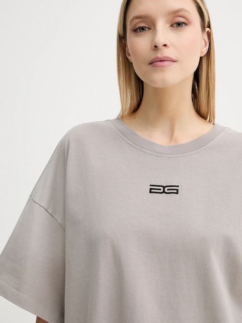 Gestuz t-shirt bawełniany damski kolor beżowy 10910397