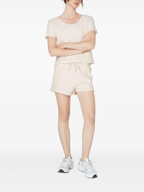 American Vintage Bobypark textured drawstring short shorts - Neutrals - zdjęcie produktu nr 2