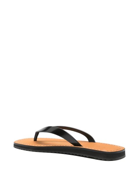 The Row City thong-strap sandals - Black