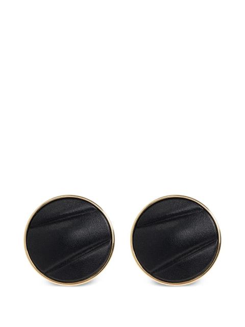 Chloé Pleats clip-on earrings - Black - zdjęcie produktu nr 1