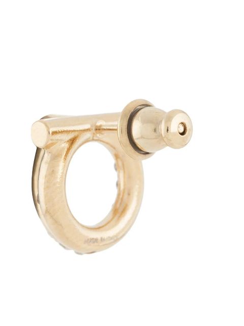 Ferragamo Gancini-motif earrings - Gold