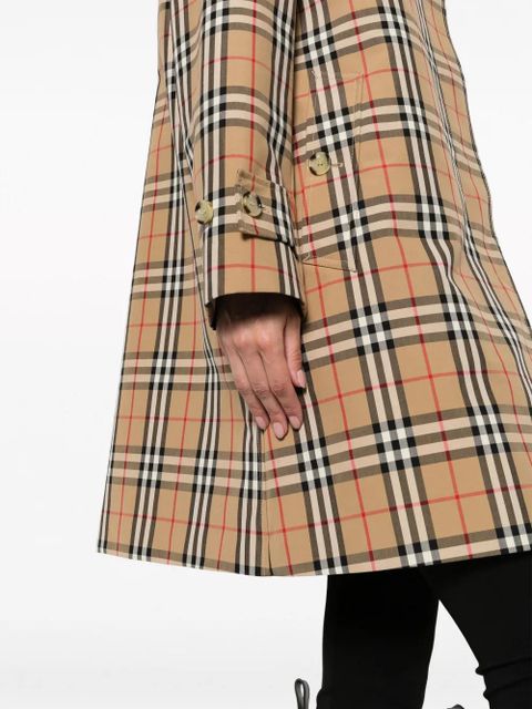 Burberry plaid-check pattern jacket - Brown