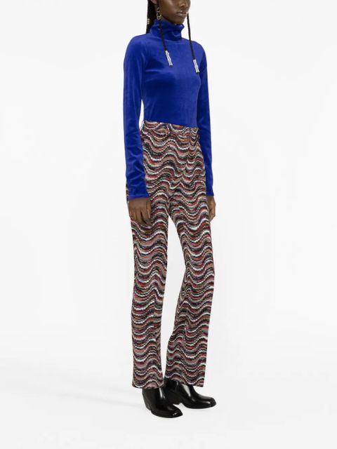 Missoni jacquard straight-leg trousers - Black - zdjęcie produktu nr 2