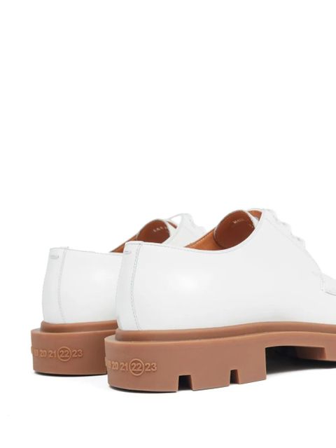 Maison Margiela Ivy leather Derby shoes - White