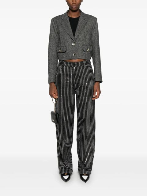 PINKO cropped blazer - Black - zdjęcie produktu nr 2