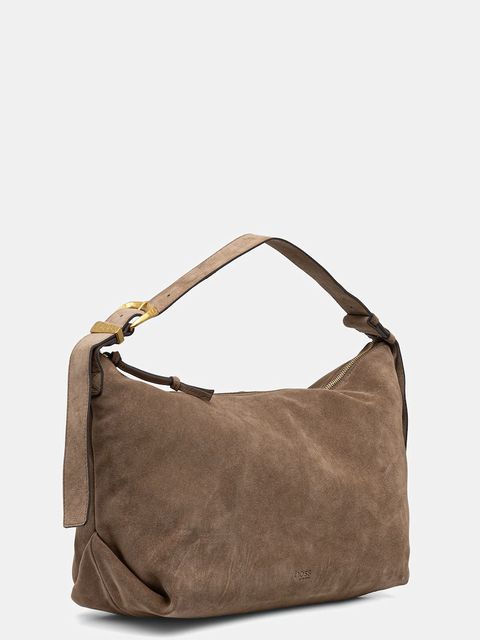 Hoss Intropia torebka zamszowa kolor zielony 2052035 - zdjęcie produktu nr 2