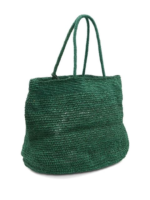 The Row Oregon interwoven tote bag - Green