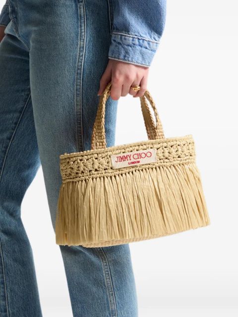 Jimmy Choo beach tote East-West mini bag - Neutrals - zdjęcie produktu nr 2