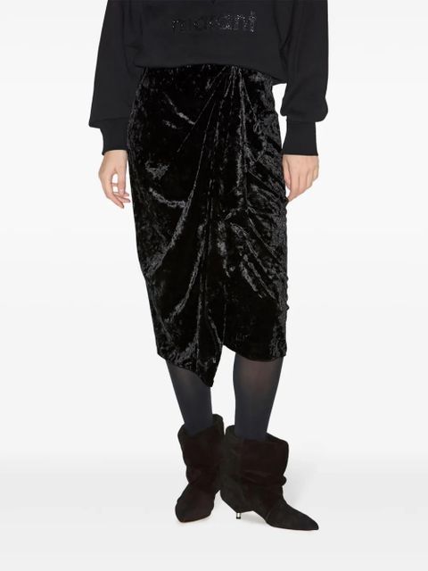 MARANT ÉTOILE Alyssa midi skirt - Black