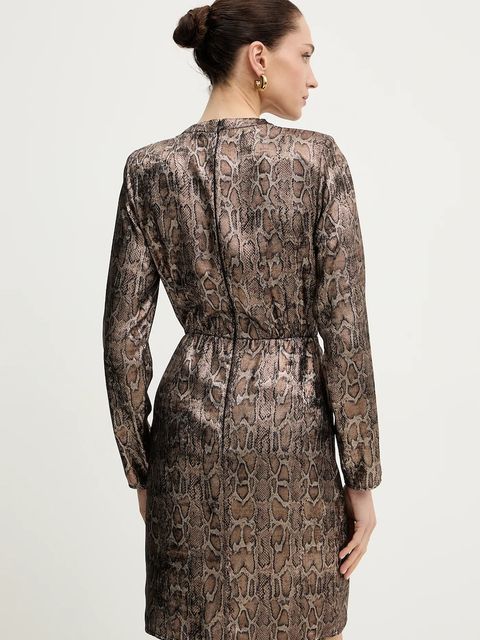 Morgan sukienka kolor brązowy mini rozkloszowana RIBIL.F - zdjęcie produktu nr 2