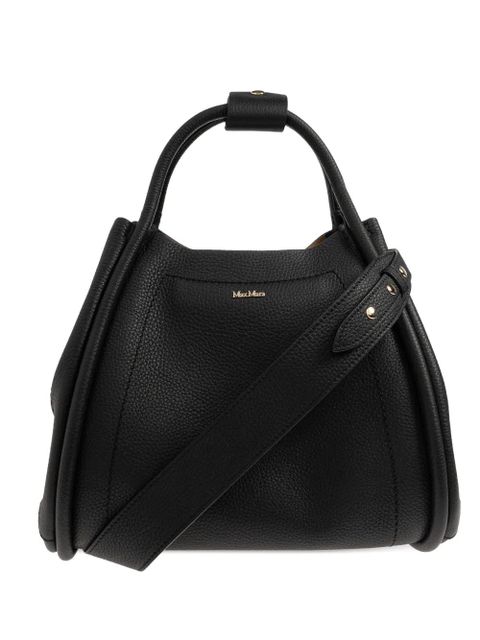 Max Mara Marines leather tote bag - Black - zdjęcie produktu nr 1
