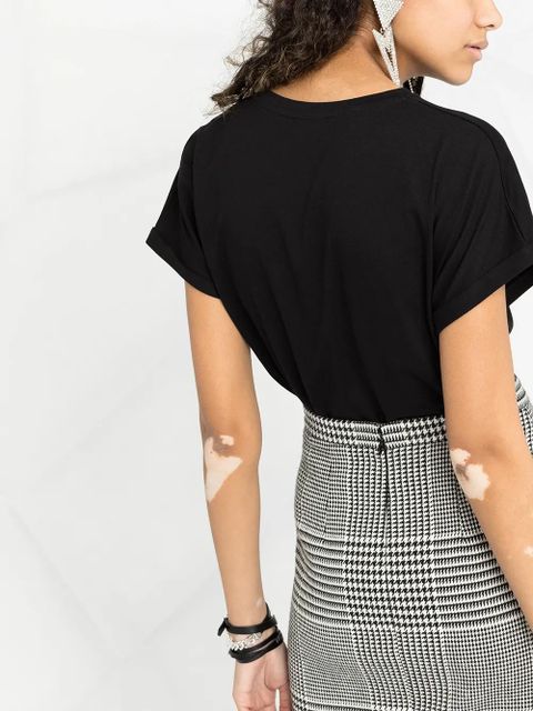 Balmain embellished-logo T-shirt - Black