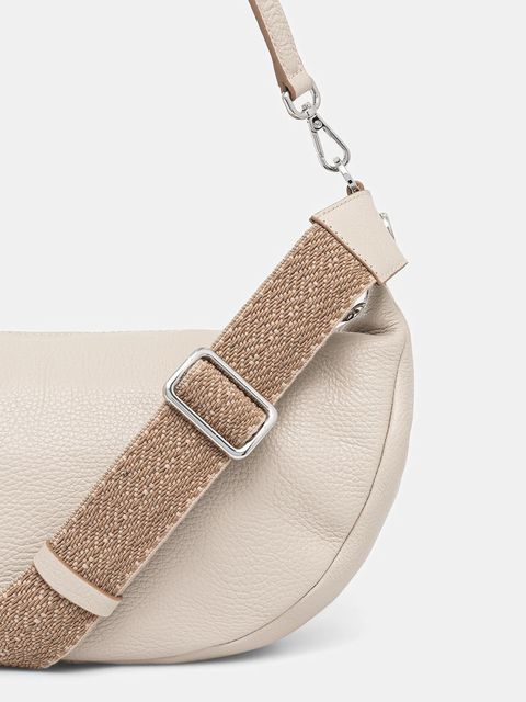 Gianni Chiarini torebka skórzana AISHA kolor beżowy BS.11550.GRN