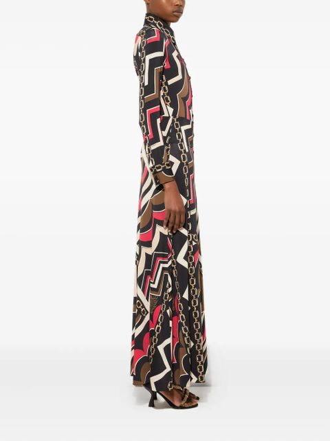 PUCCI abstract-print maxi skirt - Black