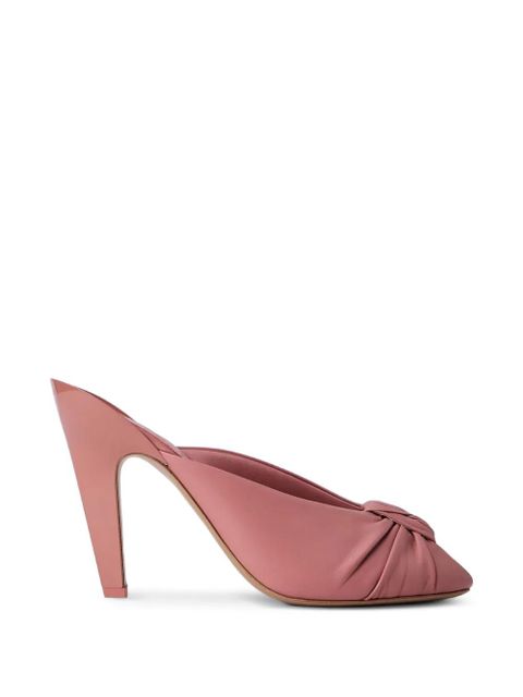 Chloé knotted pointed-toe mules - Pink - zdjęcie produktu nr 1