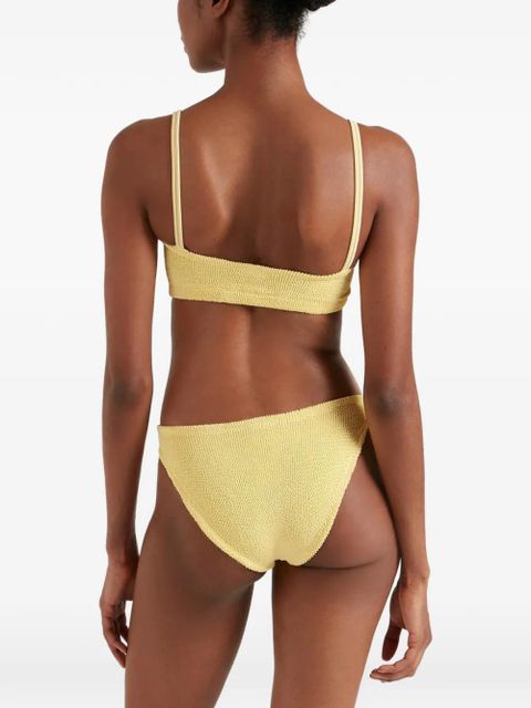 Hunza G Cassie beaded bikini - Yellow