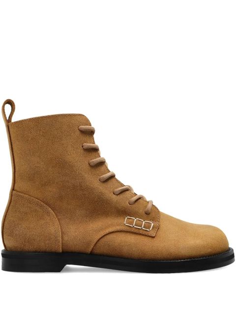 JW Anderson lace-up suede boots - Brown - zdjęcie produktu nr 1