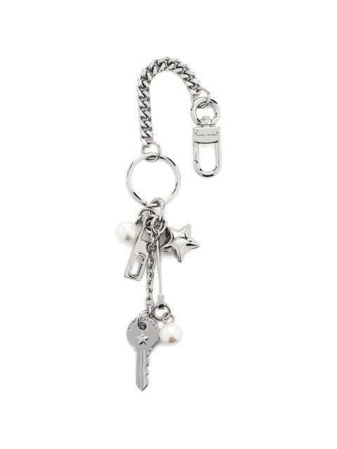 Marc Jacobs grommet pearl metal bag charm - Silver - zdjęcie produktu nr 1