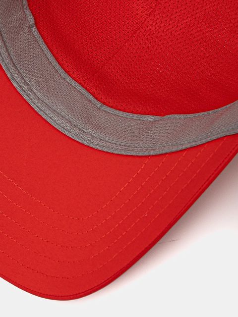 adidas by Stella McCartney czapka z daszkiem kolor czerwony gładka JN4859