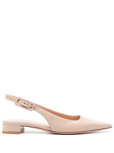 Gianvito Rossi 20mm Lindsay slingback pumps - Neutrals - zdjęcie produktu nr 1