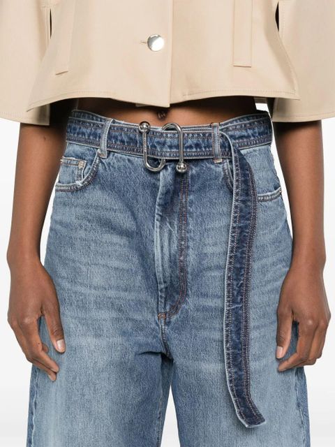 Sportmax belted jeans - Blue