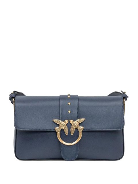 PINKO love birds clasp shoulder bag - Blue - zdjęcie produktu nr 1