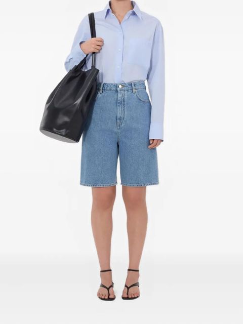 LouLou de Saison Isu Lds zip five-pocket shorts - Blue - zdjęcie produktu nr 2